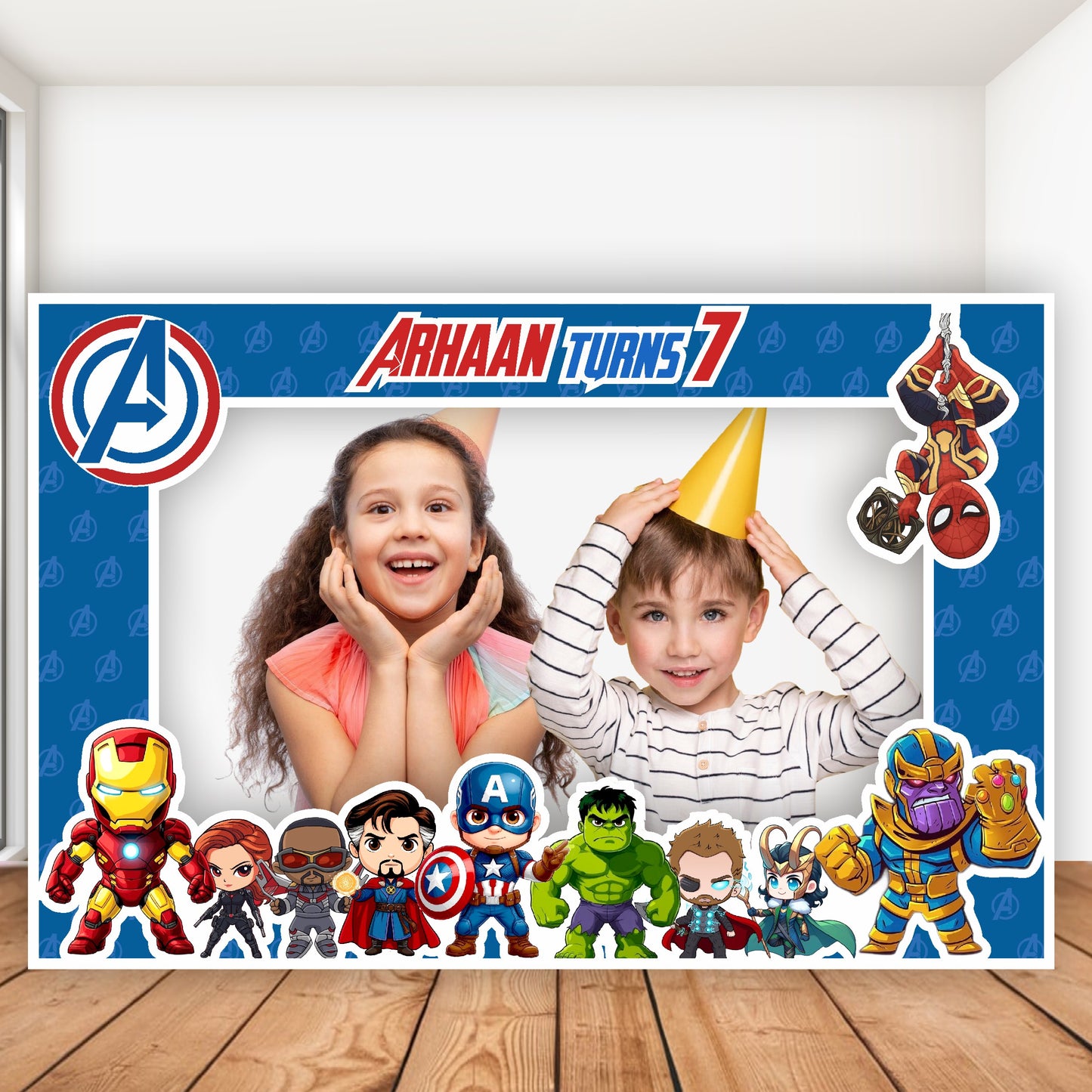 Avengers Theme Customized Photobooth